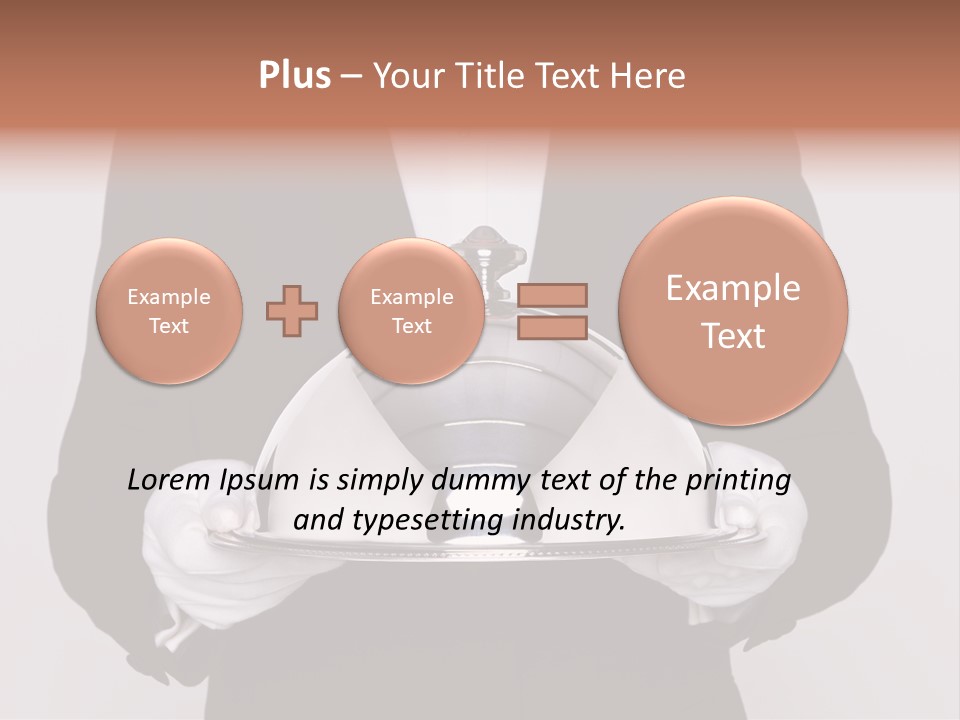 Male Meal Dining PowerPoint Template