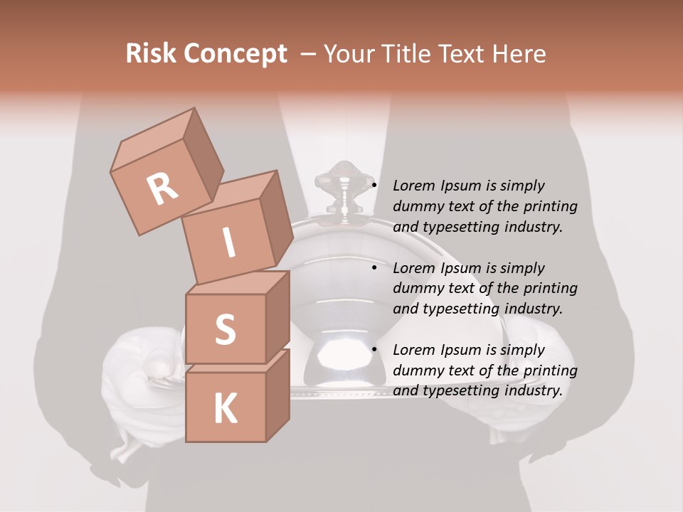 Male Meal Dining PowerPoint Template