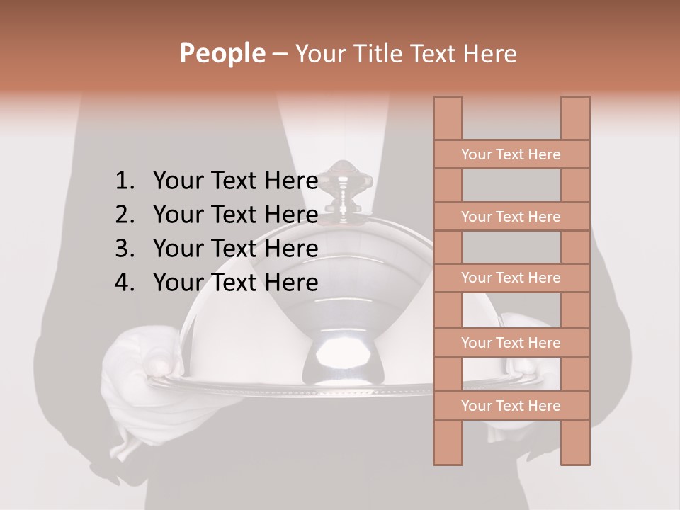Male Meal Dining PowerPoint Template