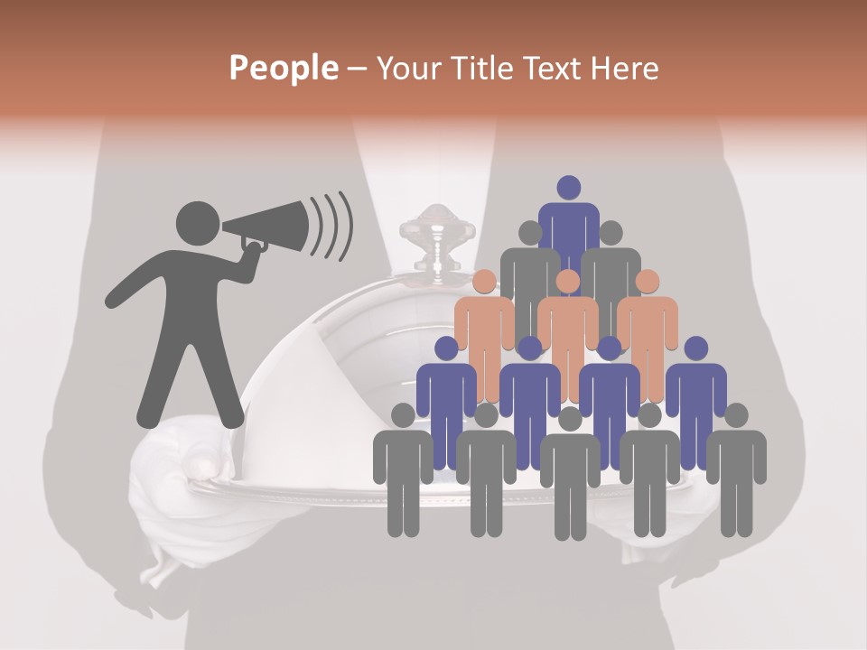 Male Meal Dining PowerPoint Template