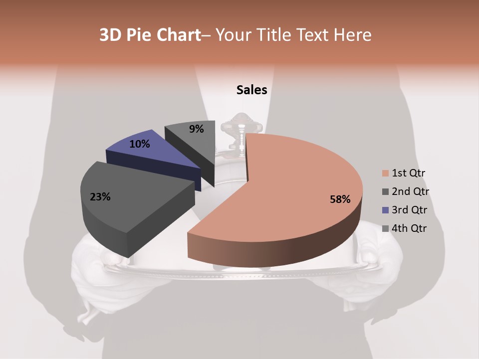 Male Meal Dining PowerPoint Template