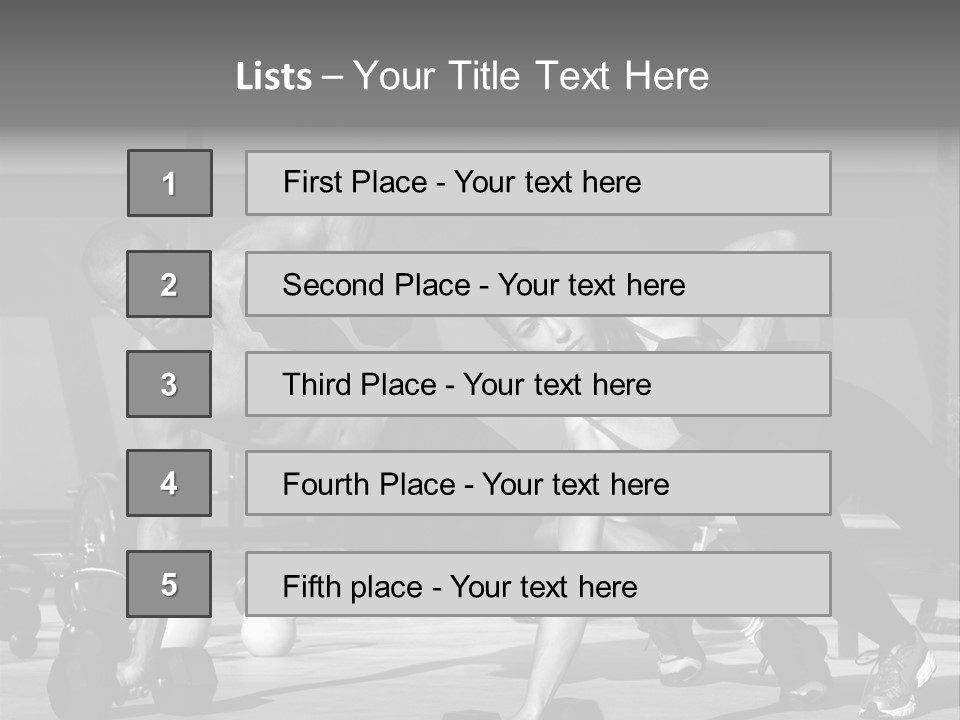 Building Male Sport PowerPoint Template
