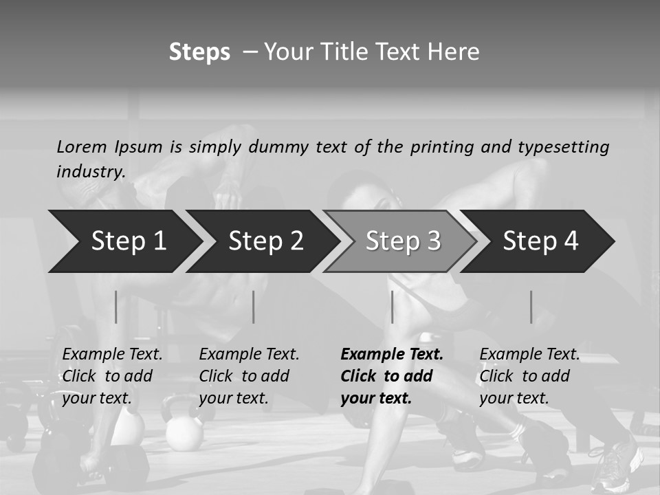 Building Male Sport PowerPoint Template