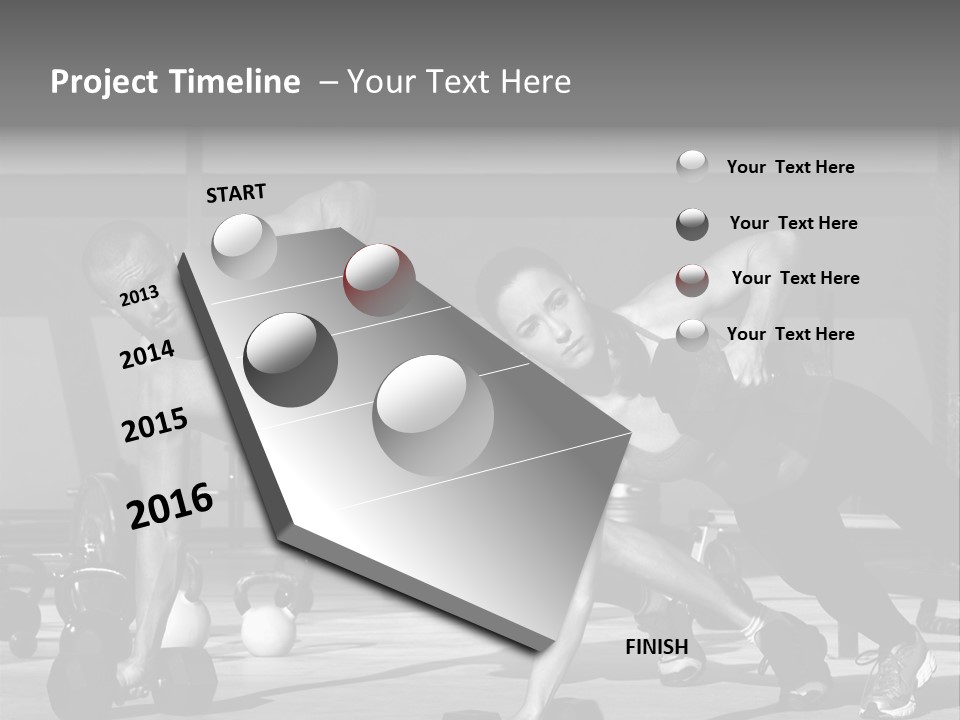 Building Male Sport PowerPoint Template