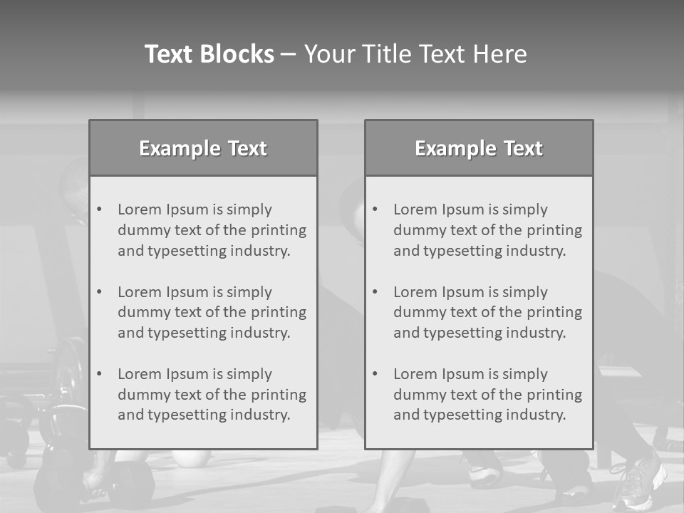 Building Male Sport PowerPoint Template