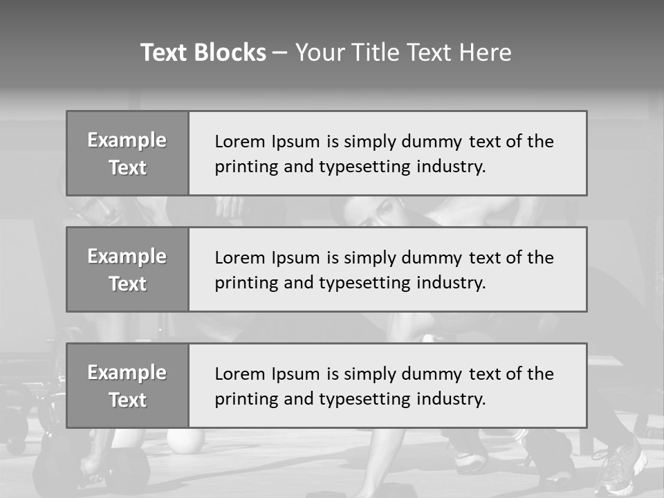 Building Male Sport PowerPoint Template