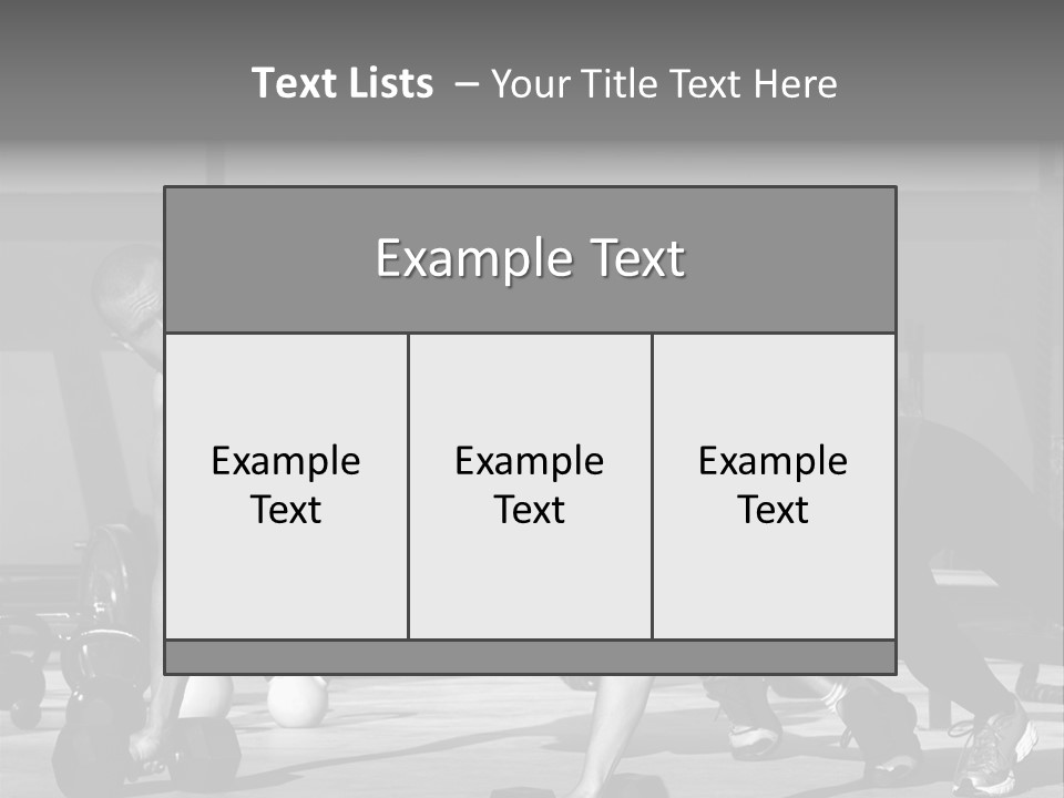Building Male Sport PowerPoint Template