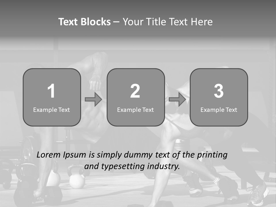 Building Male Sport PowerPoint Template