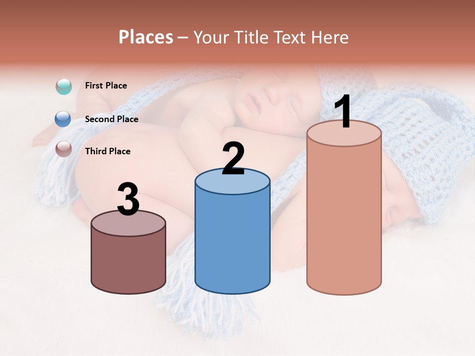 A Couple Of Babies Laying On Top Of Each Other PowerPoint Template