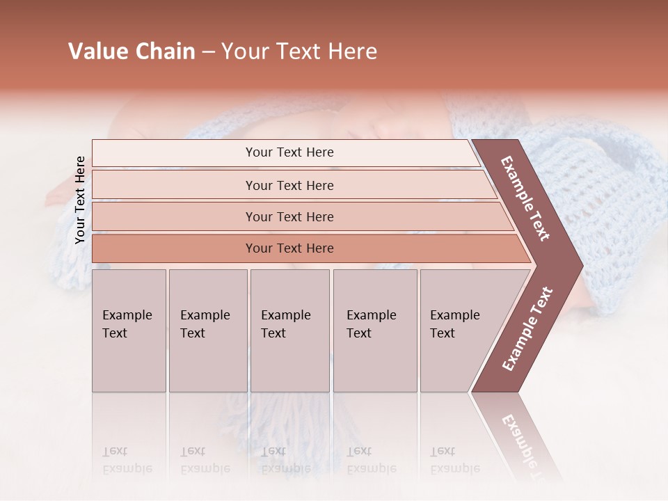 A Couple Of Babies Laying On Top Of Each Other PowerPoint Template