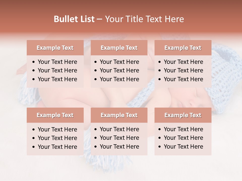 A Couple Of Babies Laying On Top Of Each Other PowerPoint Template