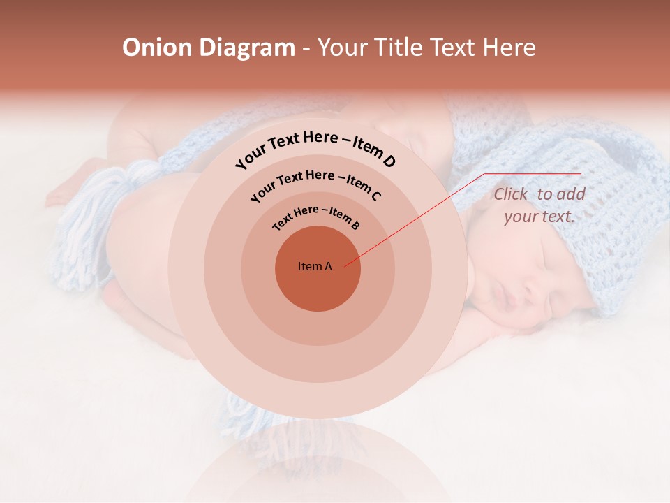 A Couple Of Babies Laying On Top Of Each Other PowerPoint Template