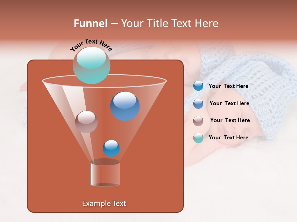 A Couple Of Babies Laying On Top Of Each Other PowerPoint Template