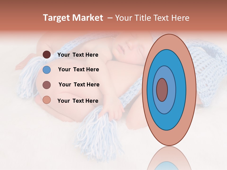 A Couple Of Babies Laying On Top Of Each Other PowerPoint Template