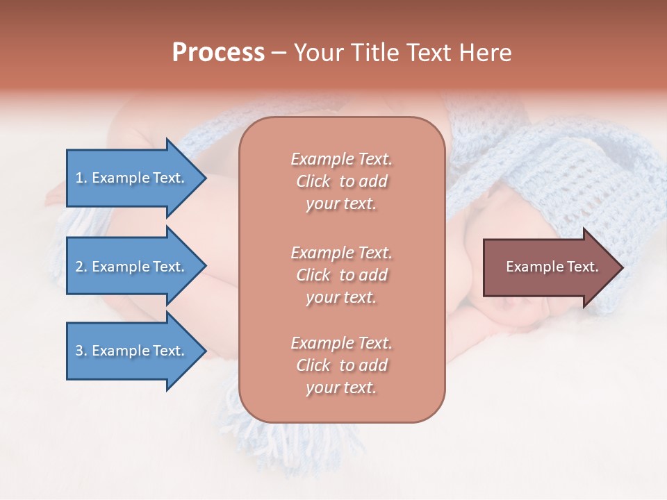 A Couple Of Babies Laying On Top Of Each Other PowerPoint Template