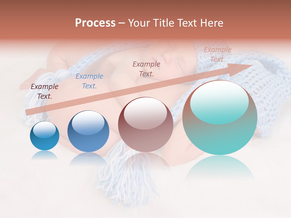 A Couple Of Babies Laying On Top Of Each Other PowerPoint Template
