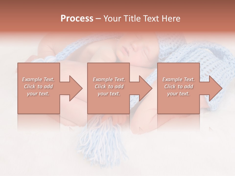 A Couple Of Babies Laying On Top Of Each Other PowerPoint Template
