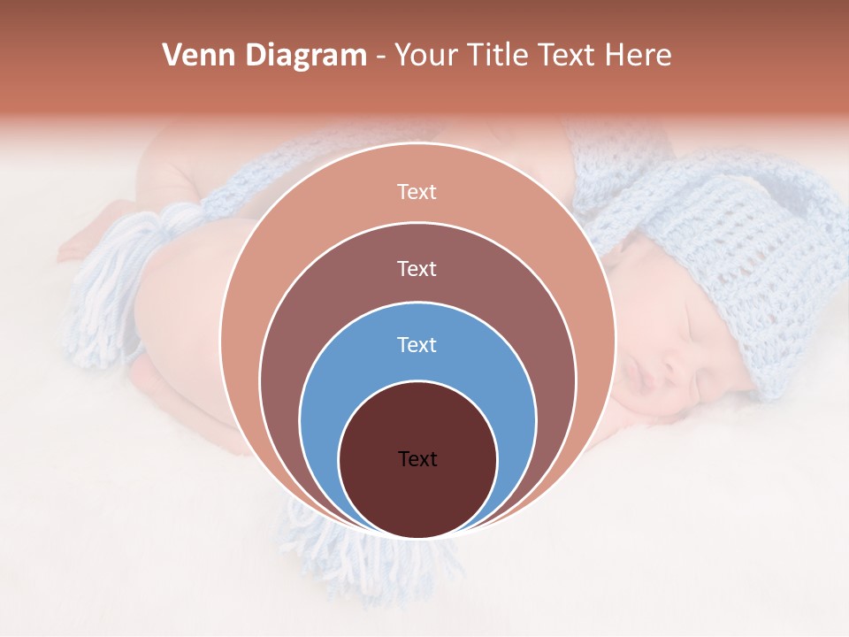 A Couple Of Babies Laying On Top Of Each Other PowerPoint Template