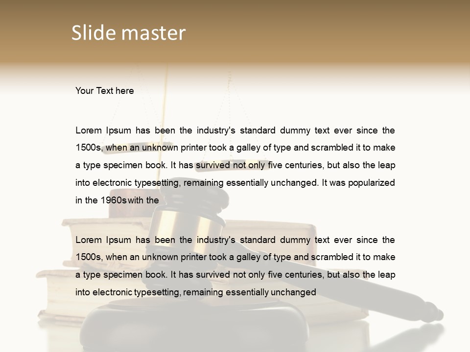 Isolated Fashion Manicure PowerPoint Template