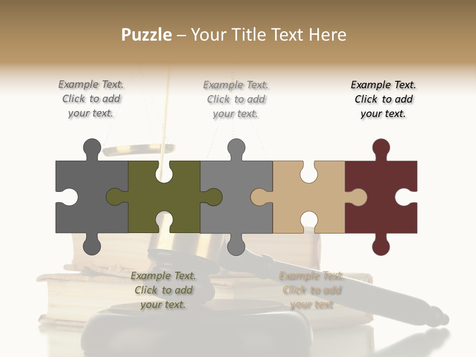 Isolated Fashion Manicure PowerPoint Template