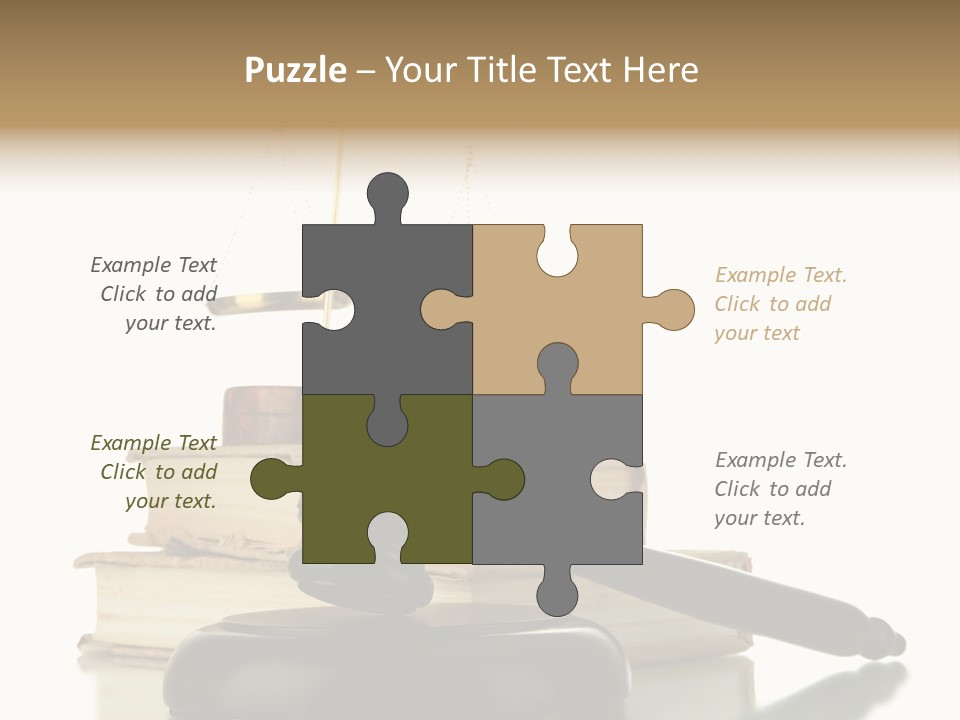 Isolated Fashion Manicure PowerPoint Template