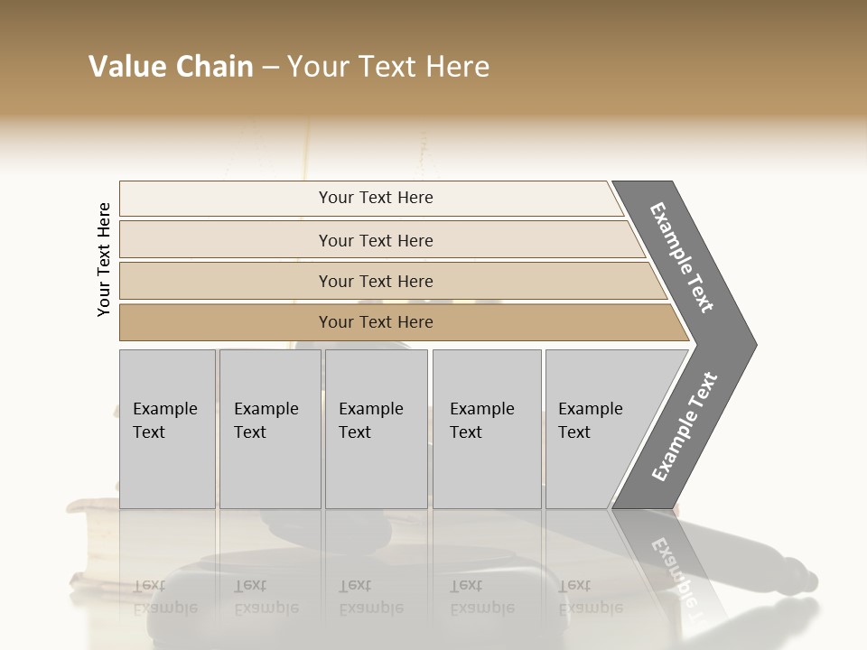 Isolated Fashion Manicure PowerPoint Template