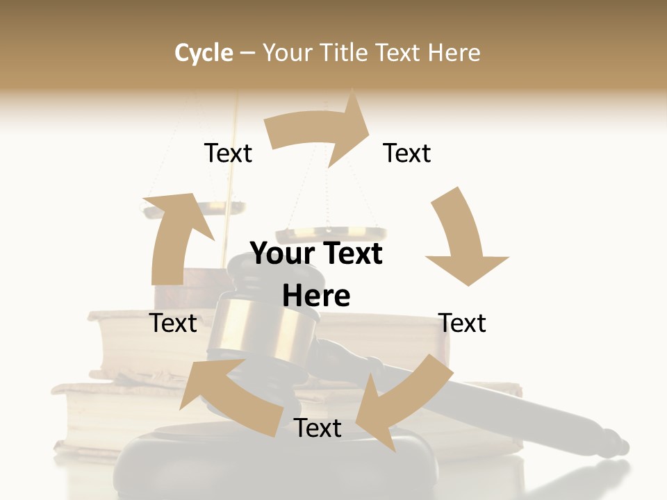 Isolated Fashion Manicure PowerPoint Template