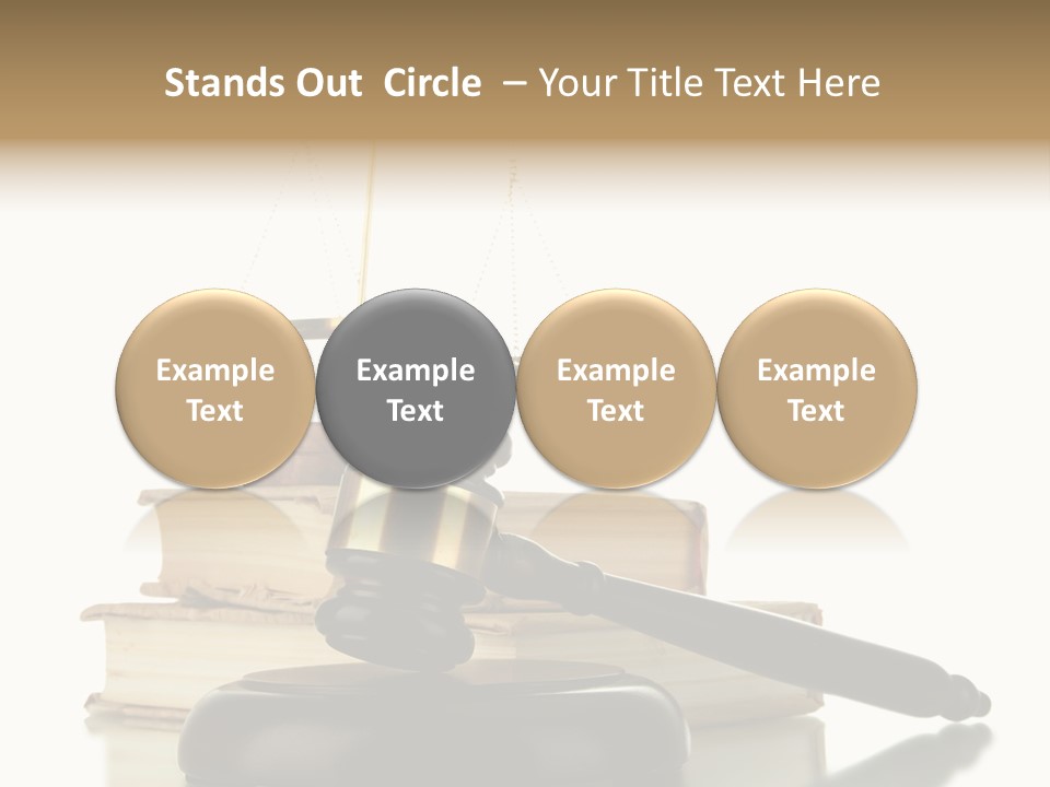 Isolated Fashion Manicure PowerPoint Template