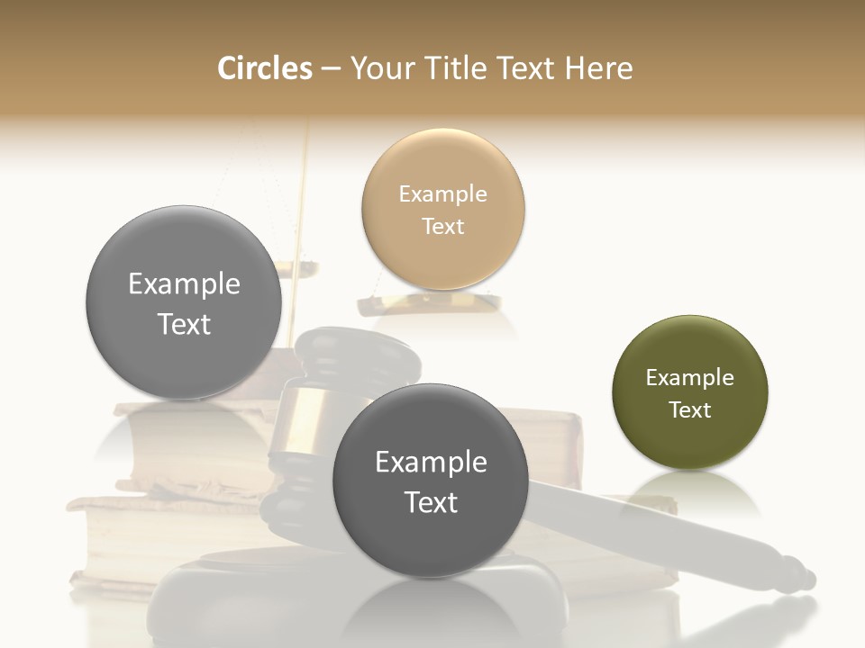 Isolated Fashion Manicure PowerPoint Template