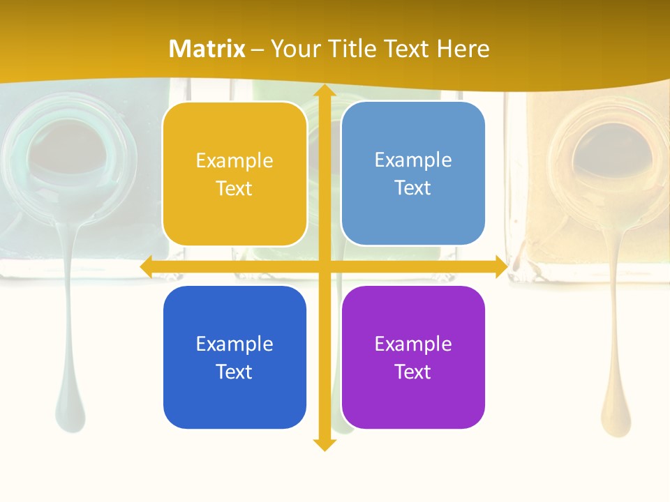 Isolated Fashion Manicure PowerPoint Template