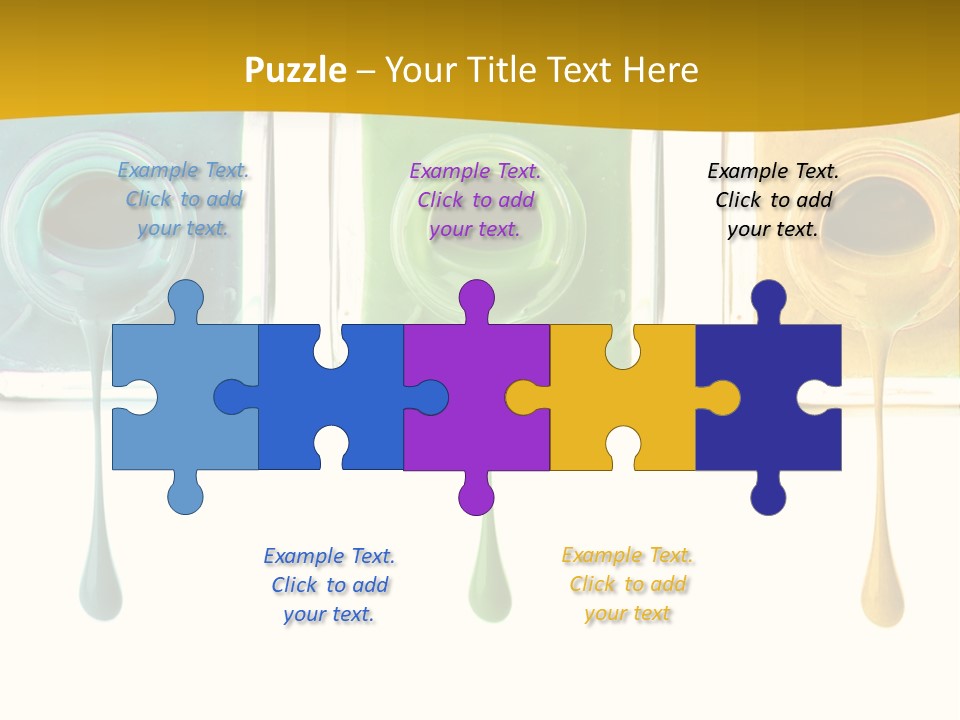 Isolated Fashion Manicure PowerPoint Template