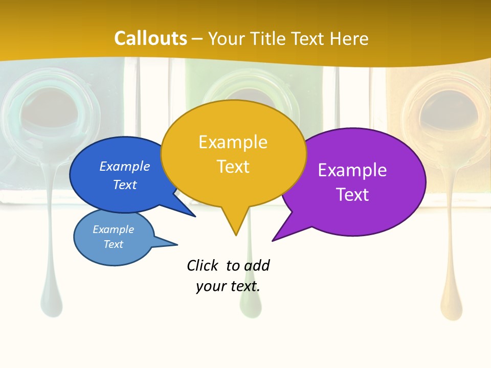 Isolated Fashion Manicure PowerPoint Template
