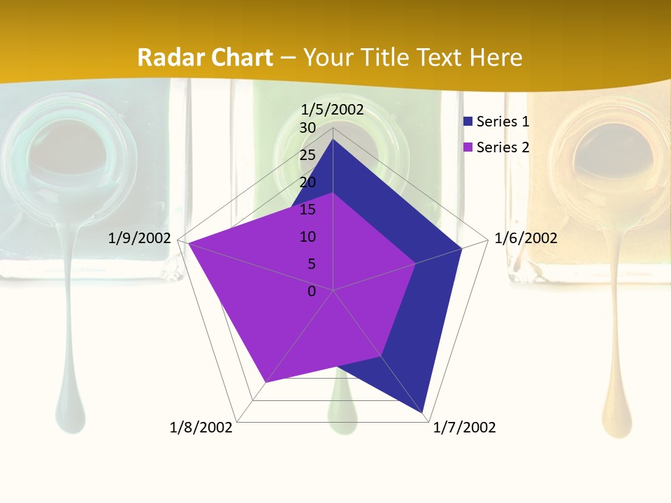 Isolated Fashion Manicure PowerPoint Template