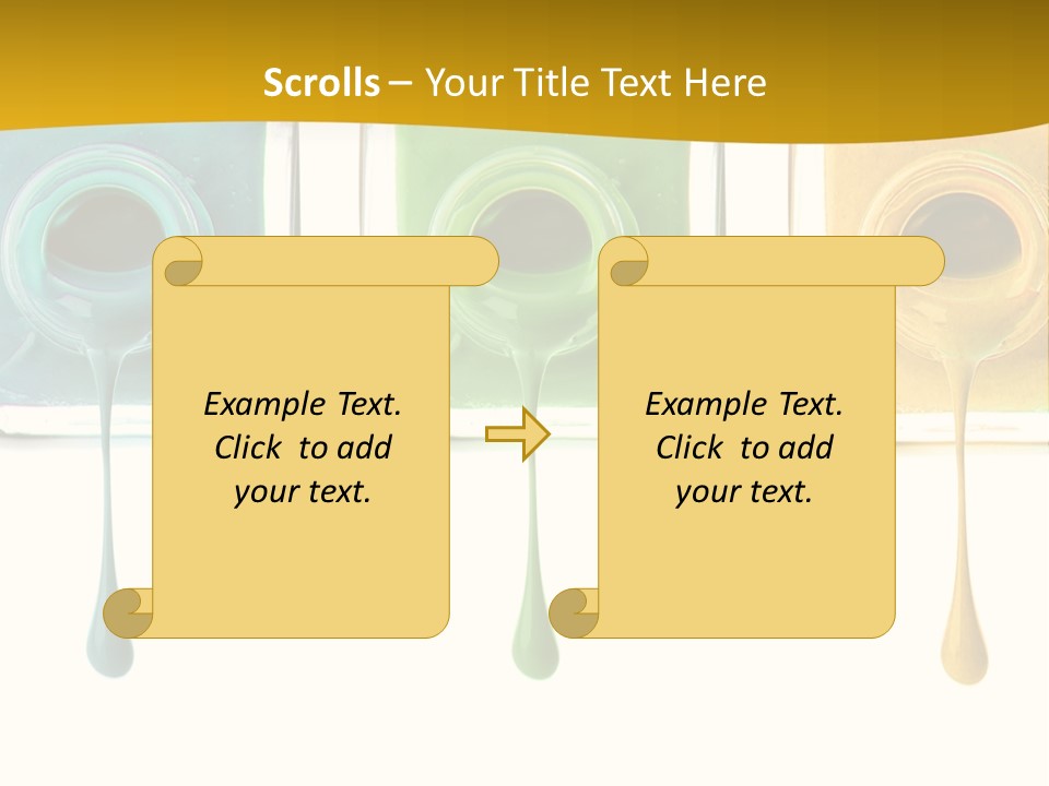 Isolated Fashion Manicure PowerPoint Template