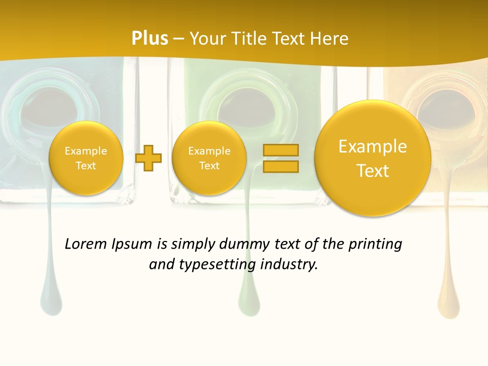 Isolated Fashion Manicure PowerPoint Template