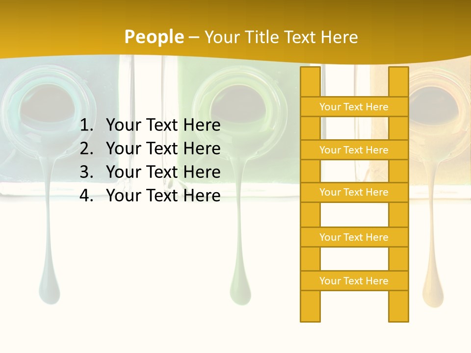 Isolated Fashion Manicure PowerPoint Template