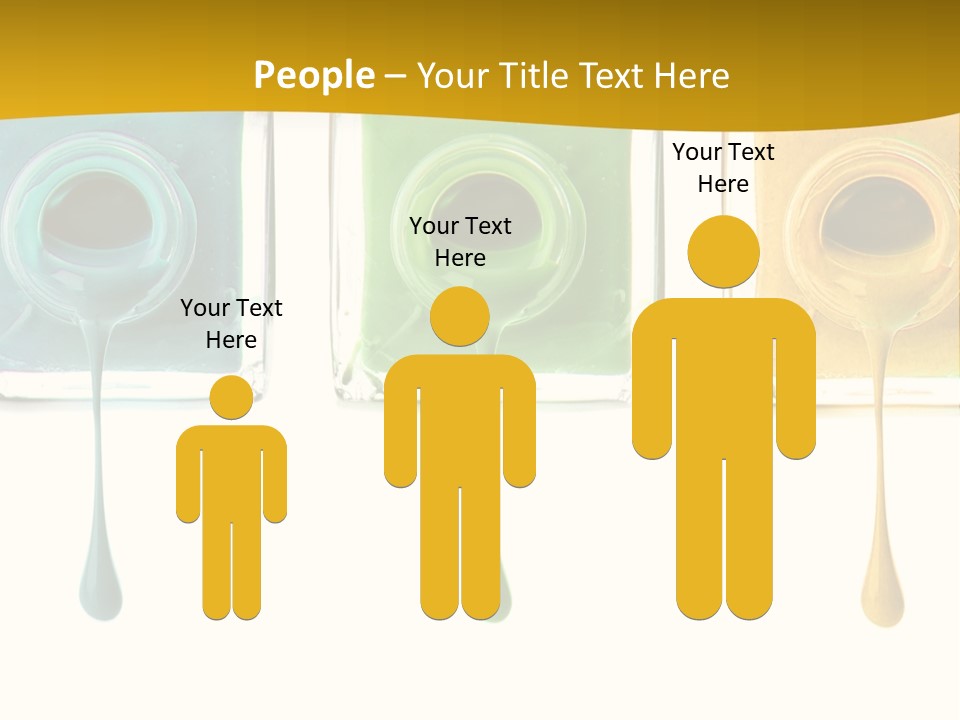 Isolated Fashion Manicure PowerPoint Template