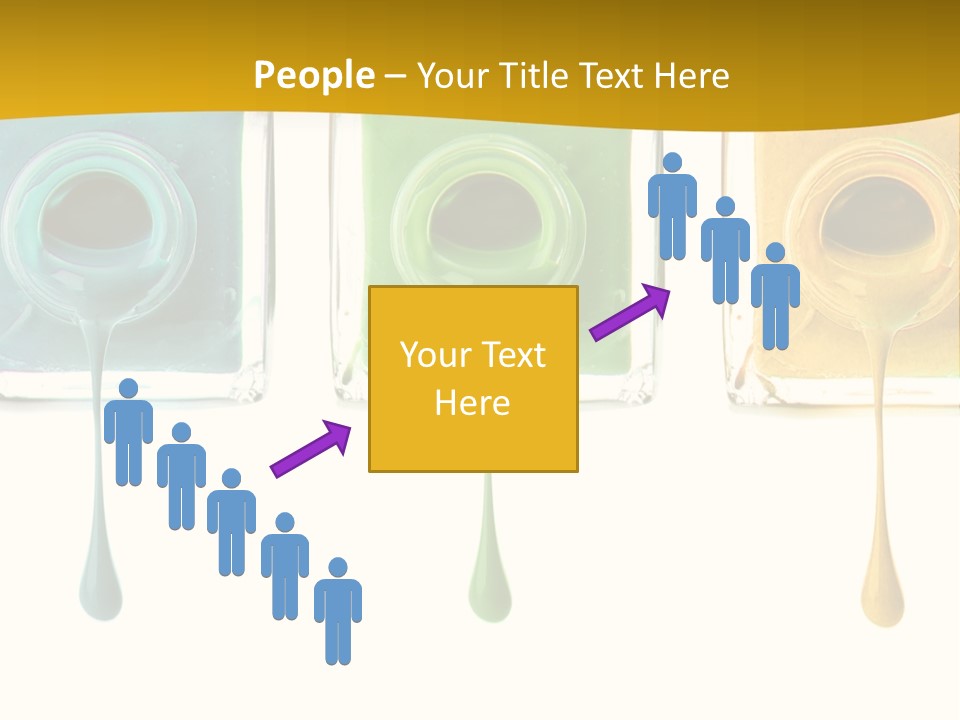 Isolated Fashion Manicure PowerPoint Template