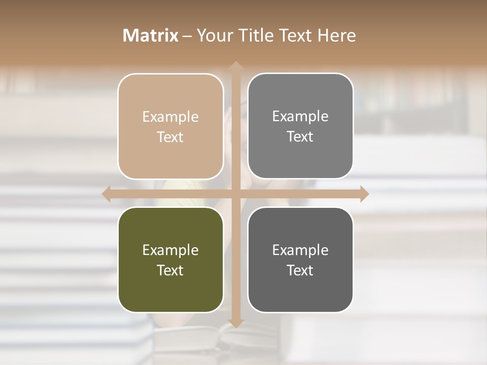 Student Book Young  PowerPoint Template