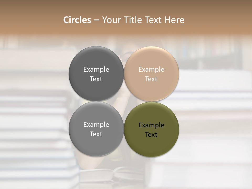 Student Book Young  PowerPoint Template