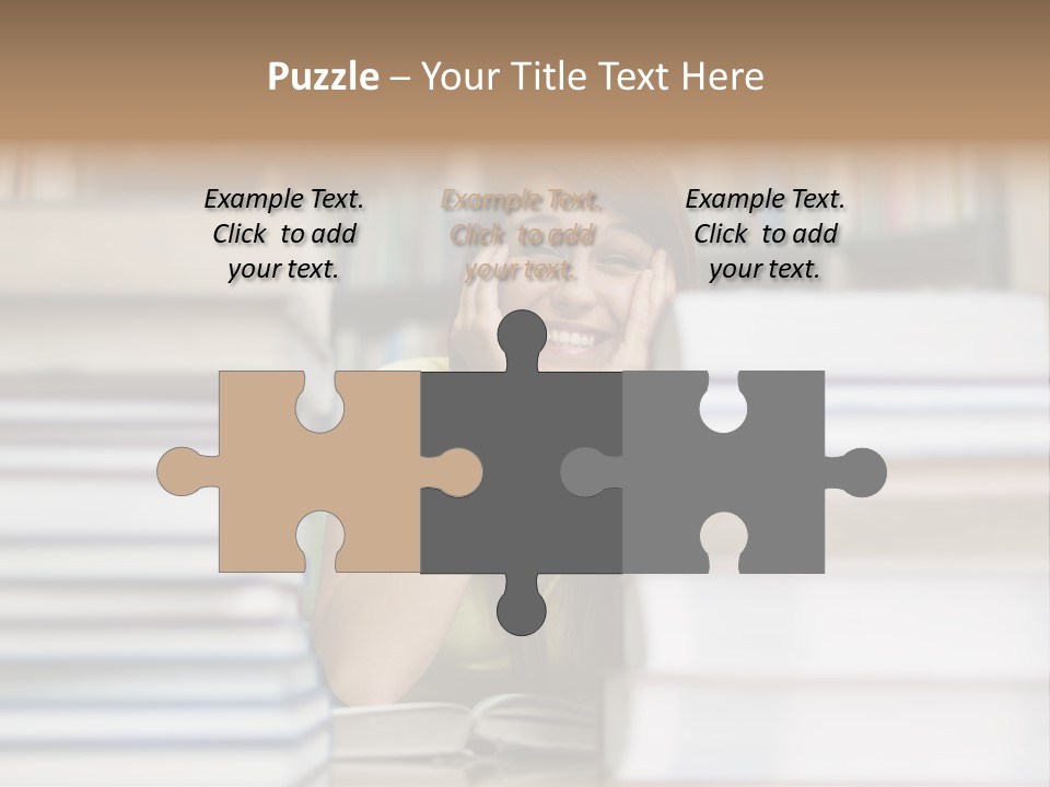 Student Book Young  PowerPoint Template