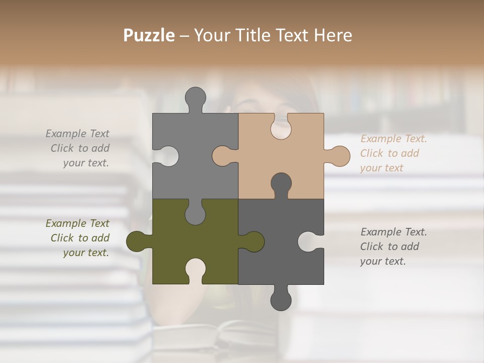 Student Book Young  PowerPoint Template