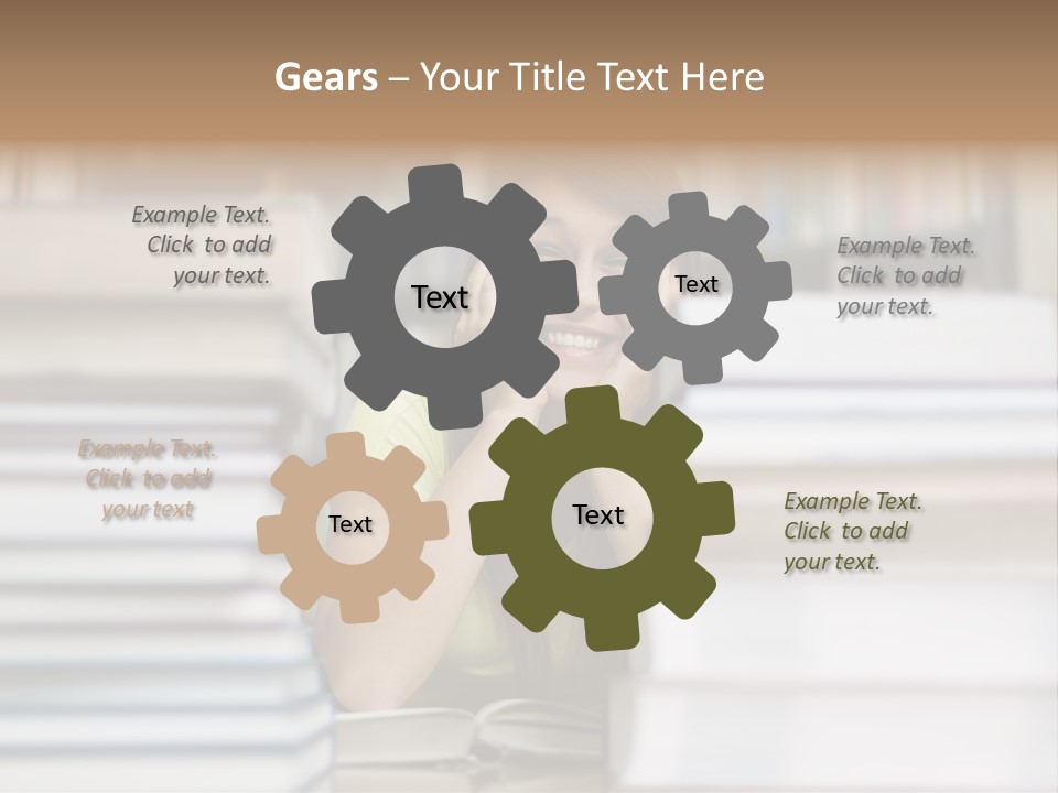 Student Book Young  PowerPoint Template