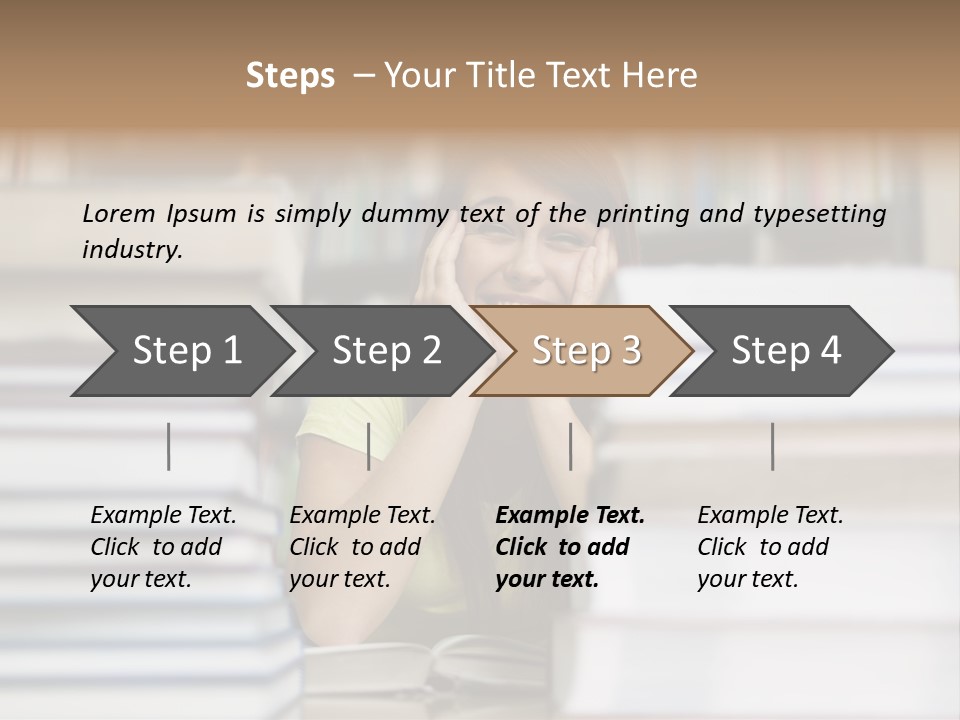 Student Book Young  PowerPoint Template
