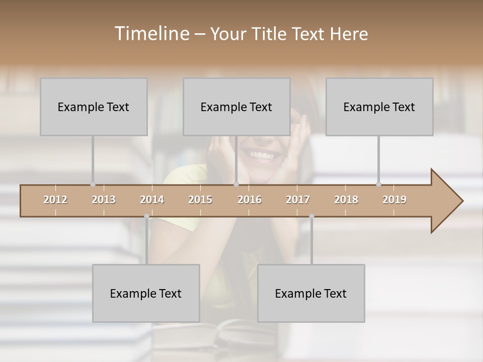 Student Book Young  PowerPoint Template