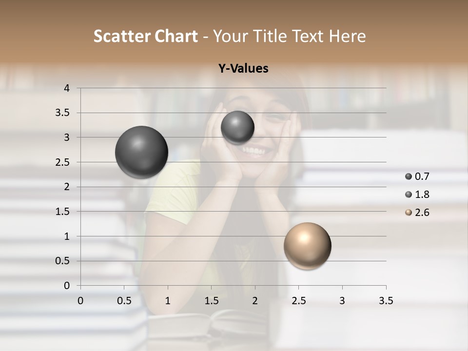 Student Book Young  PowerPoint Template