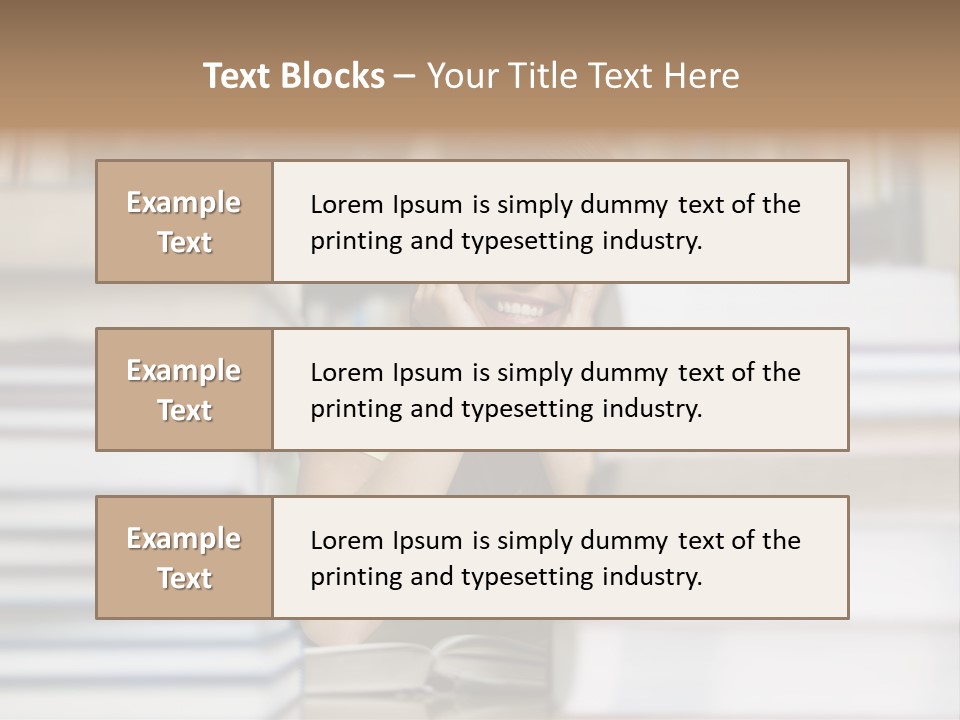Student Book Young  PowerPoint Template