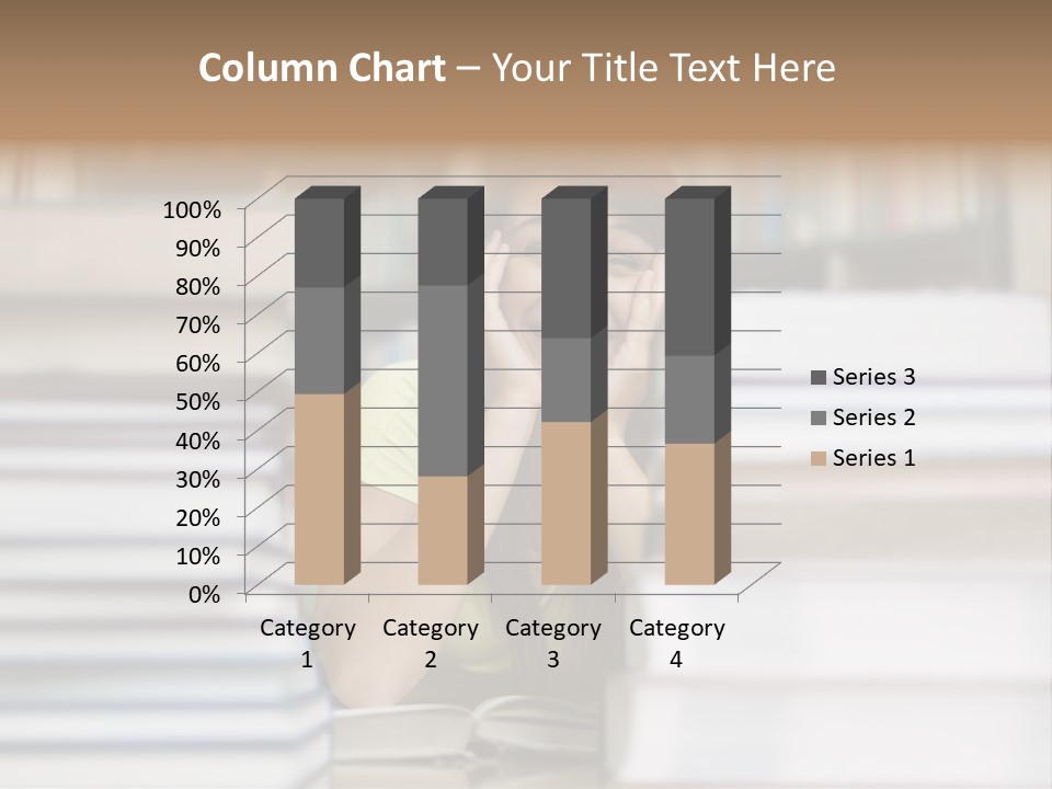 Student Book Young  PowerPoint Template