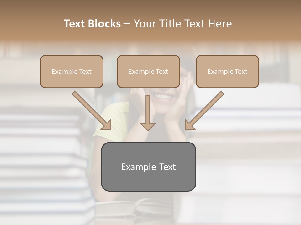 Student Book Young  PowerPoint Template