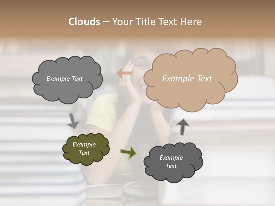 Student Book Young  PowerPoint Template